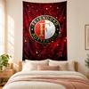 Feyenoord Rotterdam Wandkleed hoge kwaliteit voor het decoreren van woonkamer slaapkamer studentenkamer muren ideaal als slaapkamer muurdecoratie of vakantiegeschenk