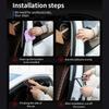 16FT Car Door Weatherstrip Rubber Seal Strip 2-Layer Waterproof Noise Insulation Weather Strip Sealing Protector For Hood Trunk