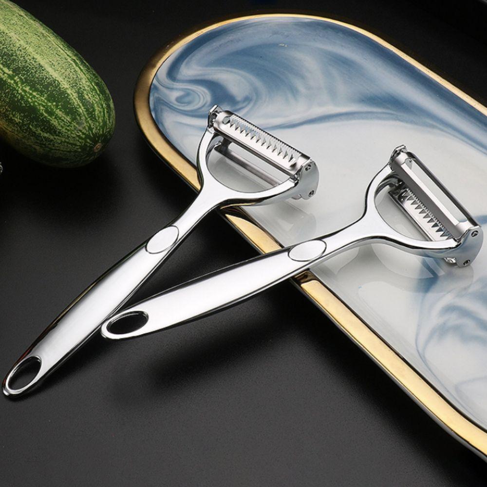 Stainless Steel Vegetable and Fruit Peeler Ergonomic Handle Kitchen Planer Tomatoes