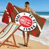 Individuelles Namensschild ST. Pauli Aufdruck Strandtuch, Großes Weiches Schnelltrocknendes Handtuch für Strand Camping Schwimmen_xia