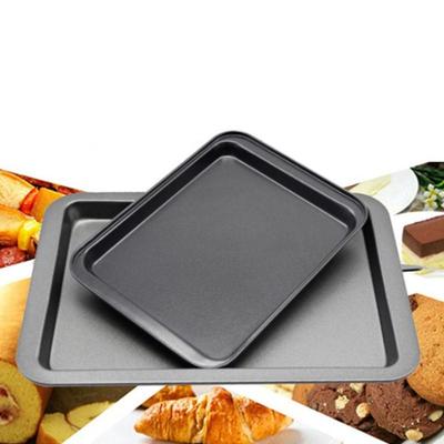 Easy Clean Rectangle Baking Pan High Temperature Resistance DIY Baking for Kitchen Carbon Steel Baking Non-Stick Baking Tray