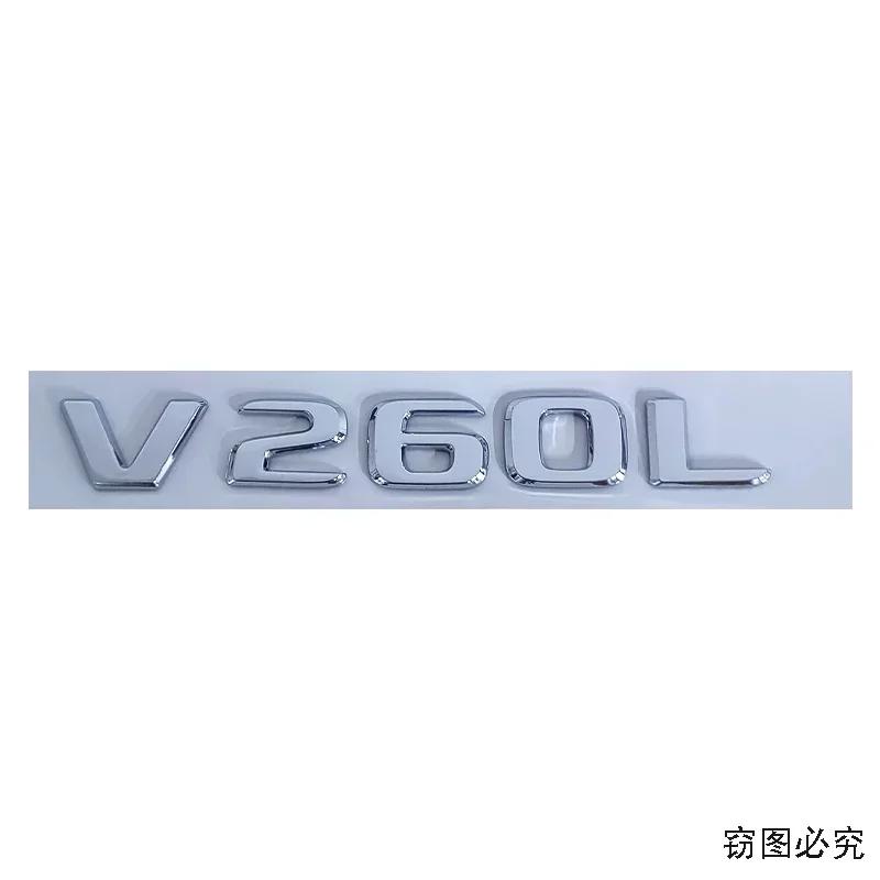 ABS Car Rear Sticker Badge Trunk Decals Modified Decoration for Mercedes Benz V260 VS500 VS550 VS680 VS980 V260L Letters