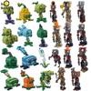 Bricklink MOC Ideen PVZ Spiel Pflanzen und Zombies Kampf Actionfiguren Sets Erbsenschützen Bausteine Kinderspielzeug Halloween Geschenk