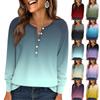 Women's Fashion  Loose Long Sleeve Round Neck Casual Top