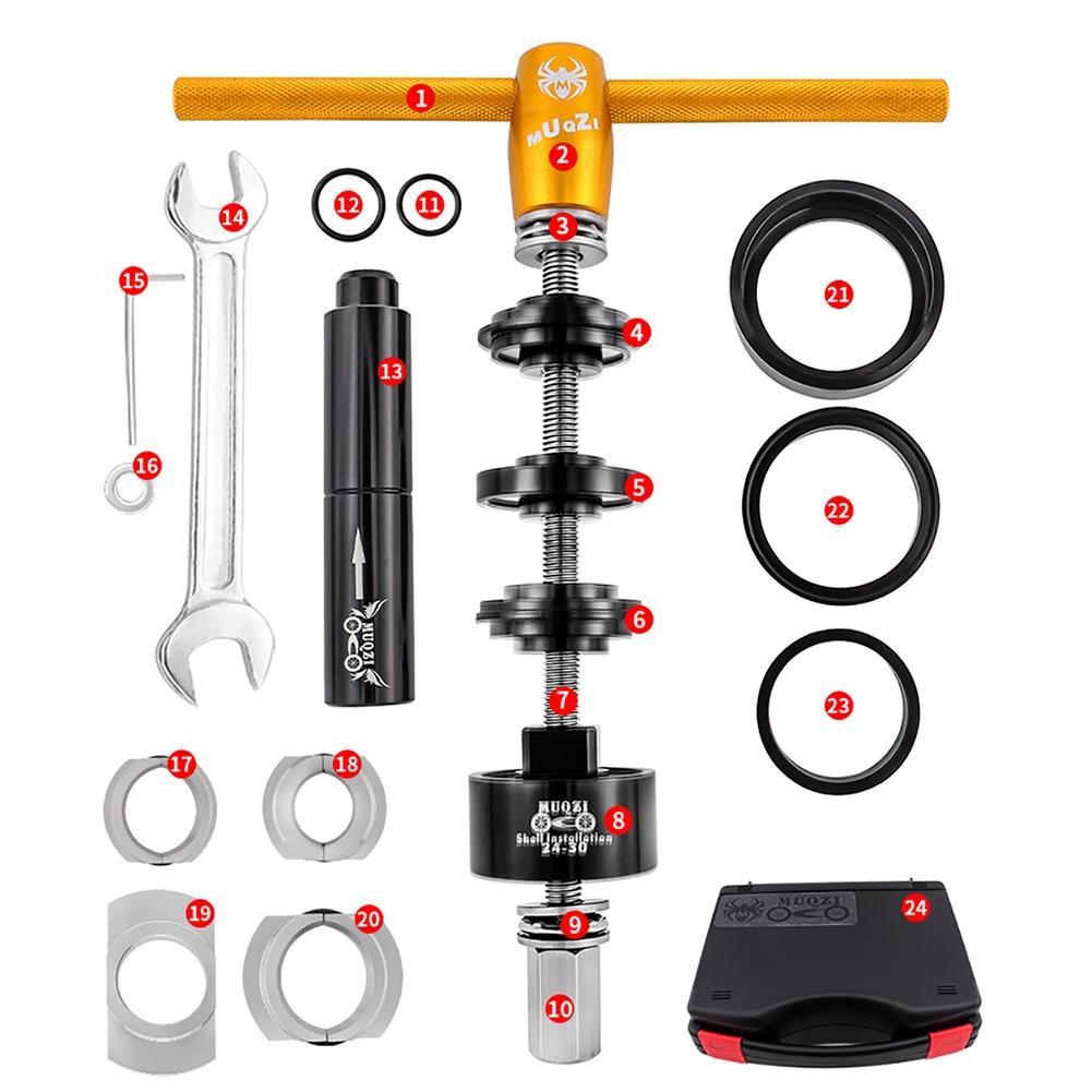 Bike Bottom Bracket Bearing Install Removal Tools Mountain Road Bike Press-in Tool Bb86/30/92/pf30