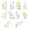3D Butterfly Wall Decoration Hollow Butterfly Decals 3D Butterfly Wall Sticker X3UC