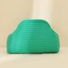 Nuova Borsa da Spiaggia Lavorata a Maglia: Elegante Pochette a Nuvola con Grande Capienza e Design Color Block