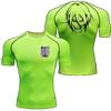 Bequemes Fitness-T-Shirt für Herren mit Rosen-Grafik, atmungsaktives Slim-Fit-Top für Sommer, Gym, Joggen, Training, elastisch, Fitness