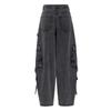 adidas Originals Multi-Pocket Trousers Solid Color Comfortable Soft Loose Casual Pants Women Bottoms KU9535