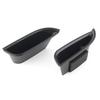 2Pcs Car Front Door Handle  Storage Box Tray Bin Kit For Cadillac ATS 2015-2018