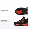 Air 4 Retro PS Red Thunder Kids Sneakers Black Multi-Color Crimson BQ7669-016