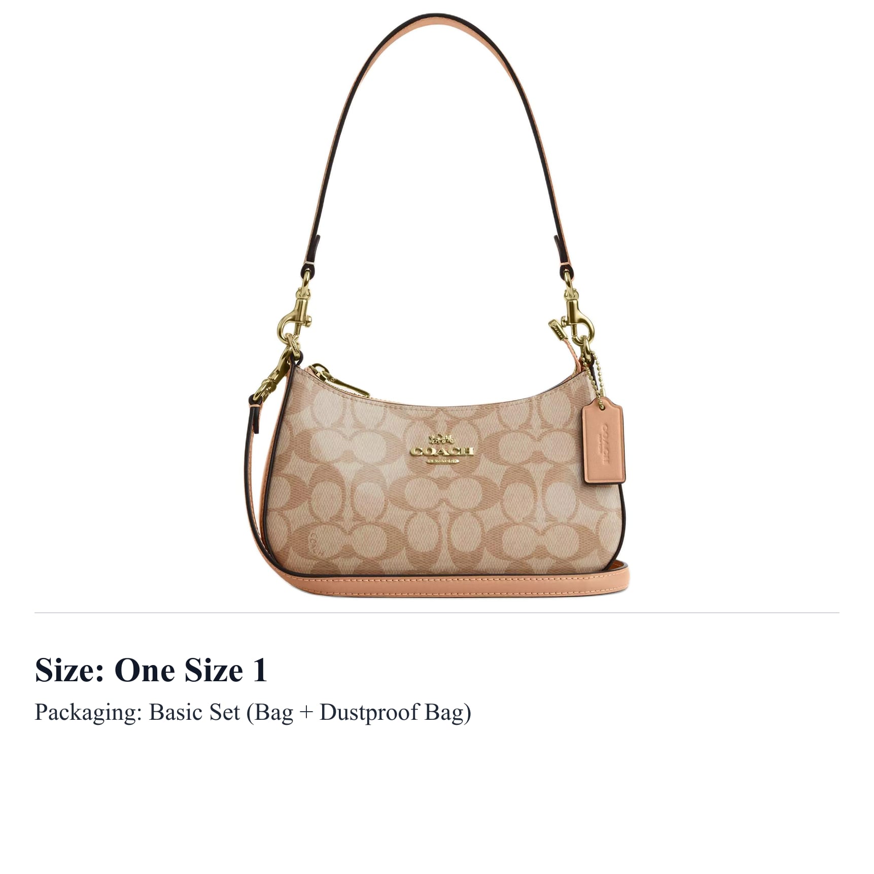COACH Teri Coated Canvas Portable Crossbody