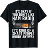 Ham Radio Smart People Hobby T-Shirt Funny Amateur Operator Graphic Tee for Men