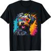 Yorkshire Terrier Portrait Pop Art Coloré T-shirt pour Amoureux de Yorkie
