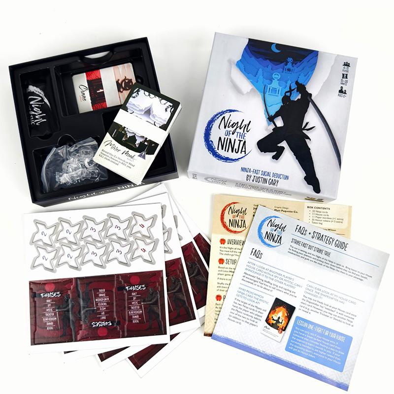 NIGHT OF THE NINJA Ultimate Party Game 4-11 Players Fast-Paced Social Deduction Become the Deadliest Ninja 15-30min