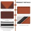 Self Adhesive Car Storage Pocket Multi-Compartments Auto Seat Side Organizer  Door Panel