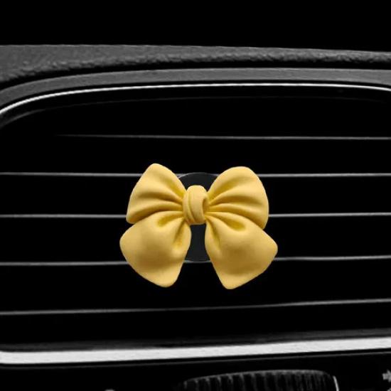 Bow-knot Car Air Vent Freshener Perfume Clip Woman Car Art Air Conditioning Clip Car Interior Decoration Accessories