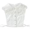 Perfekte Übereinstimmung Damen Großer Revers Falscher Kragen Spitze Weiß Chiffon Falscher Kragen Damen Revershemd Bluse Abnehmbarer Kragen Für Pullover Dekorativ