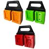 Tool Workshop 4 Bay Battery Rack Organizes 18V/20V Batteries Not Tilt Construction Ergonomic 4 Battery Storage Tray