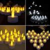 New Flameless Tea Light LED Flickering Tealight Candles Flameless Tea Light Real Flicker Candles Wedding Xmas Fun Party