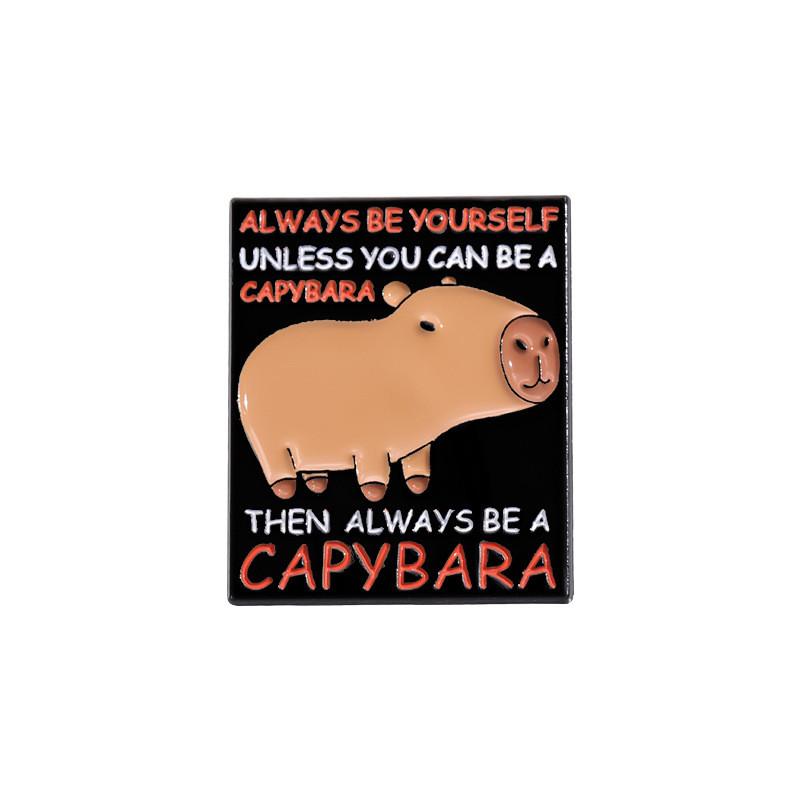 Animal Versatile Capybara Pins Set Perfect For Collectors Looking For Unique Pieces Decorative