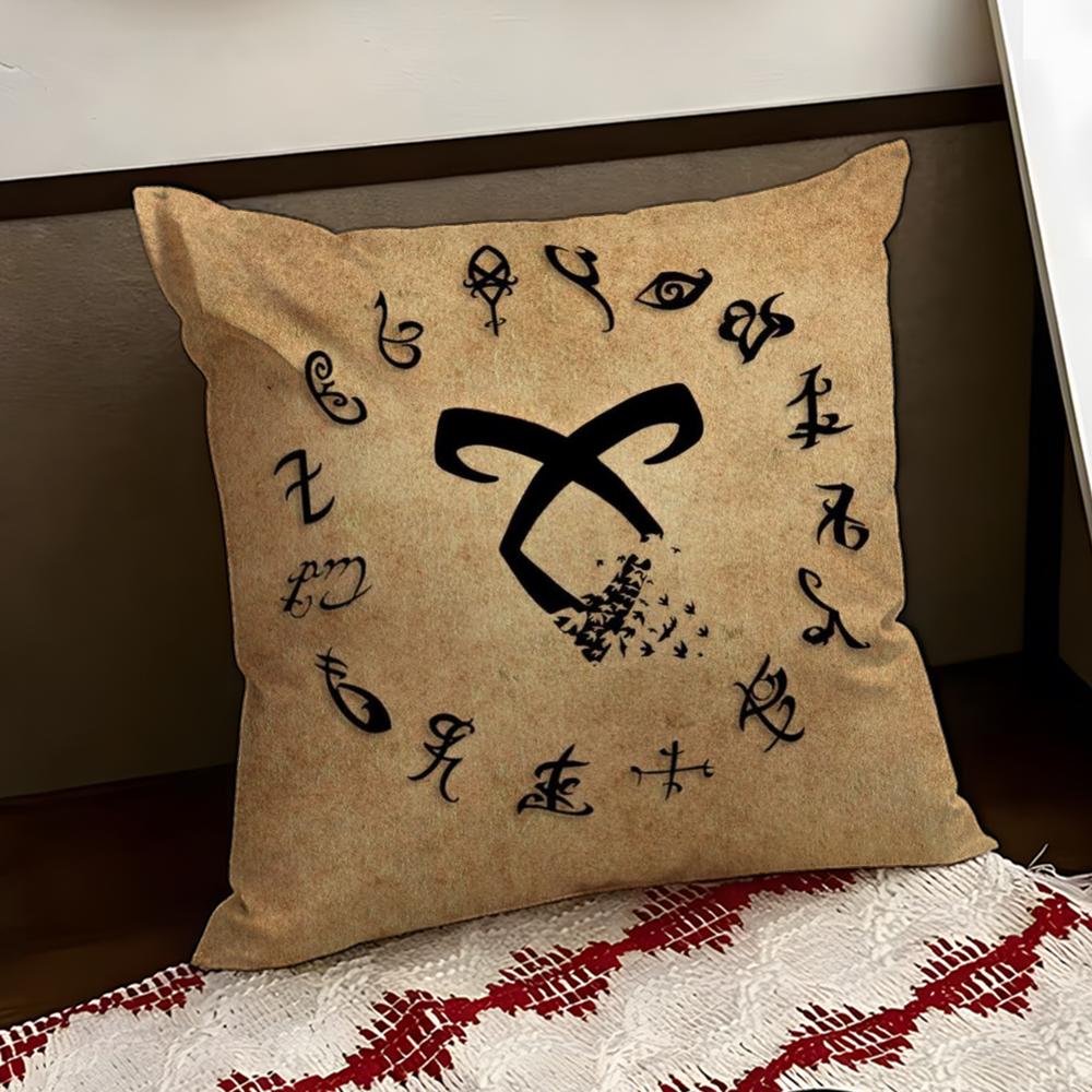 SShadowhunters Cushion Cover Reversible Soft Durable Pillow Cover Home  Car MultiScene Use for Daily Comfort