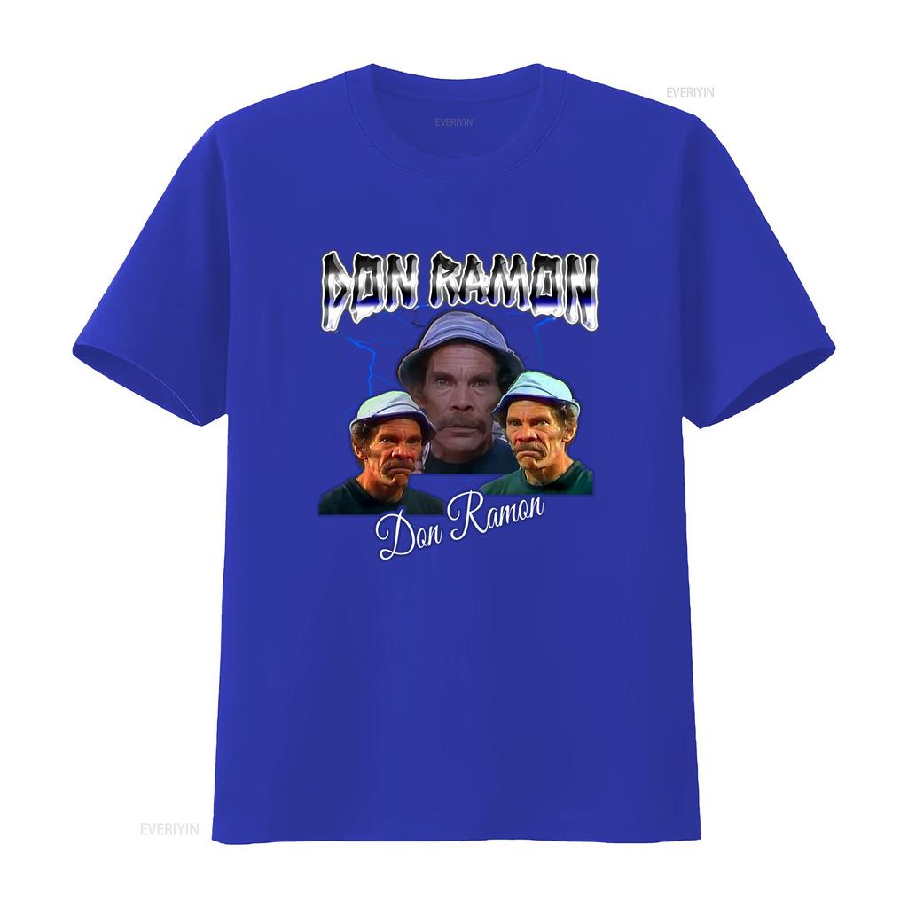 Don Ramon Bootleg Style T Shirt vintage Washed fashion designer clothes graphic Slightly streetwear homme Stylish Versatile