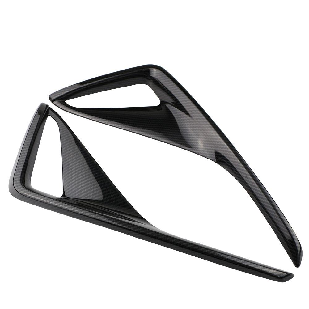 Car Abs Chrome Carbon Fiber Rear Fog Lamp Bumper Light Cover Trim for Toyota C-HR CHR 2016-2025 Accessories