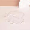 Transparent Food Grade Cupcake Containers 10/50Pcs Leakproof Clear Sandwich Cake Holder Bakery Boxes for Party Catering