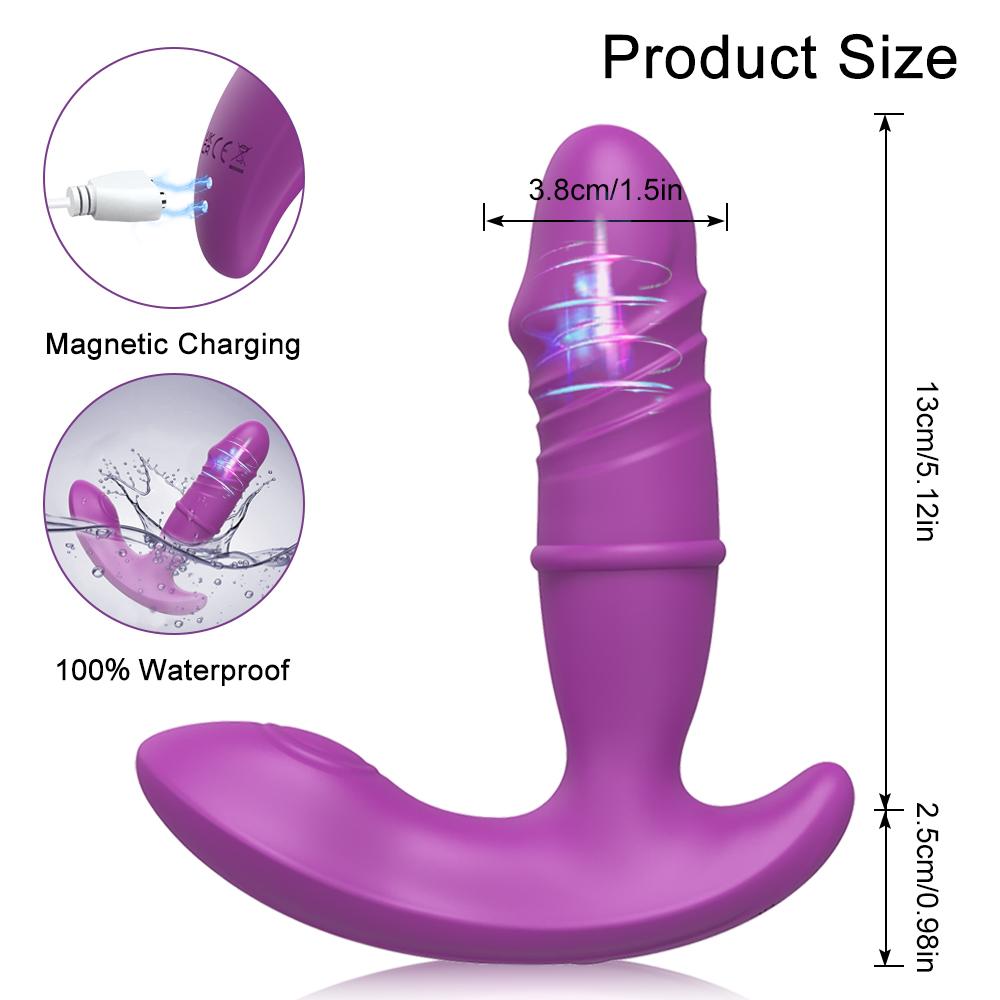 Thrusting App Vibrator For Women G-spot Vibrator Patting Clitoris Stimulator Telescopic Female Masturbation Sex Toy For Women