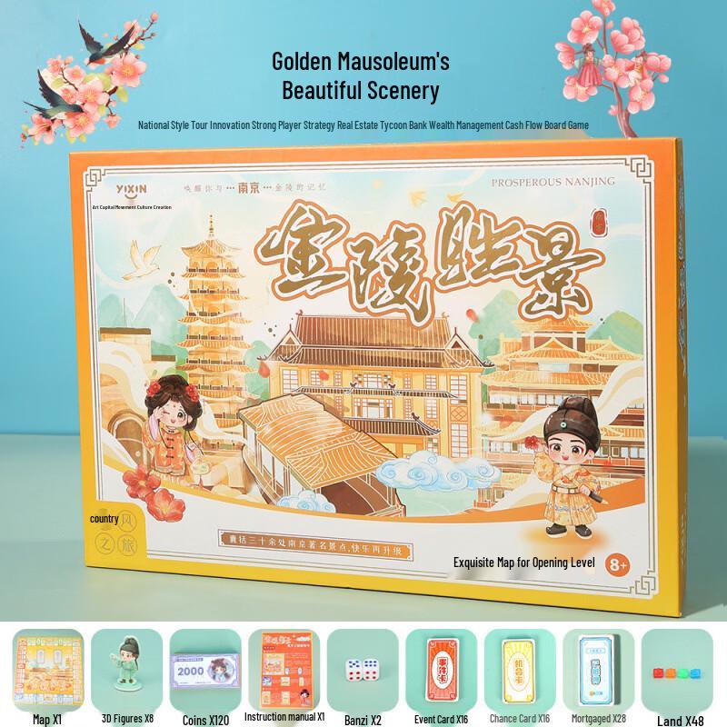 

National Style Journey Tycoon Strategy Board Game