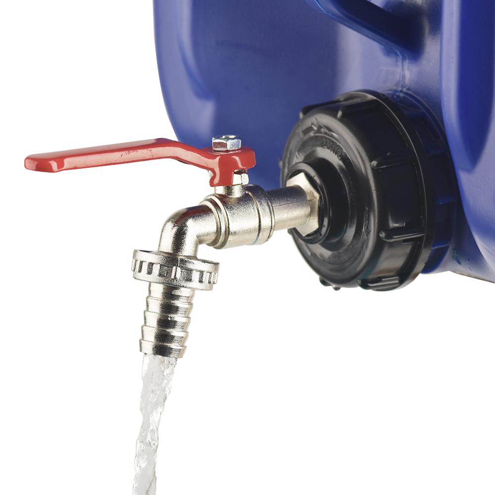 IBC-Auslasshahn mit 3/4-Zoll-Anschluss – passend für die meisten IBC-Container – EU-Standard-Außenhahn für Wassertanks