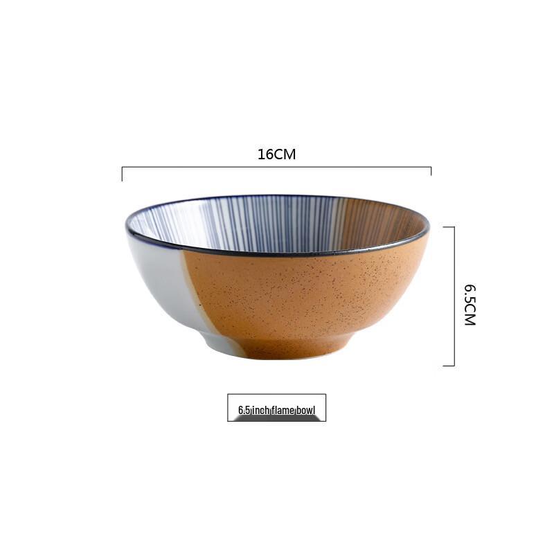 Миска с японским ретро-узором из травы ZISIZ