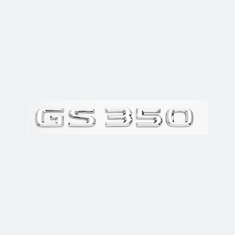 Chrome Black 3D Letters GS200t GS250 GS300 GS400 GS460 GS450h Emblem Car Trunk Logo Sticker Accessories For Lexus GS Series