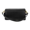 Coach Tabby 26 Flap Closure Pebble Leather Crossbody Bag Medium Women Bags Black CH857-B4BK