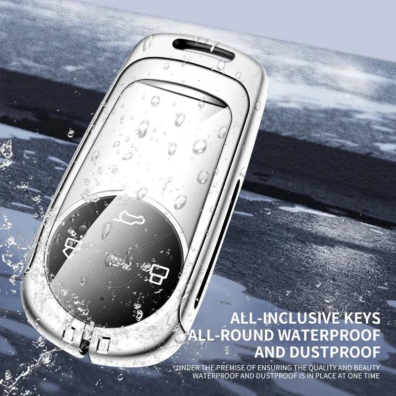 Zinc Alloy Car Key Case Cover for Great Wall Ora Good Cat GT Ballet Cat Shell Remote Metal Keychain Keyless Interior Accessories