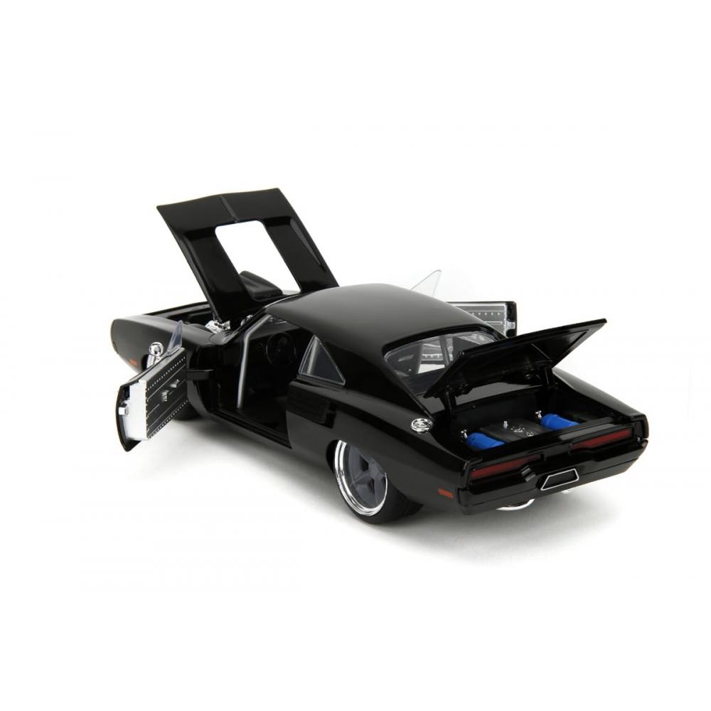 Jada Toys Fast & Furious Series 124 F&F10 Dodge Charger RT Svart (Dominic) Fullført produkt
