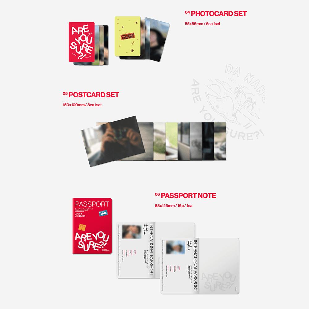 2. Vorbestellung Jimin x Jungkook Bist du sicher? Staffel 2 Fotobuch & Weverse POB