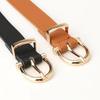 Fashionable Buckle Belt Women's Matching Dress Sweater Decoration Fashionable Versatile Retro  Accessories Korean Leather Belt