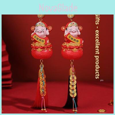 Traditional Car Ornament Resin Lucky Prosperity Wealth Gift For Vehicle Interior Decor
