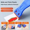 Multipurpose Car Wrap Scraper Set Plastic Blade Sticker Remover for Paint Safe Cleaning, Auto Glass Tint Film Applying Tools