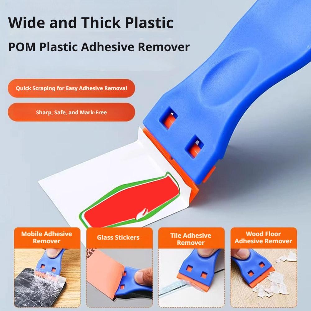 Multipurpose Car Wrap Scraper Set Plastic Blade Sticker Remover for Paint Safe Cleaning, Auto Glass Tint Film Applying Tools