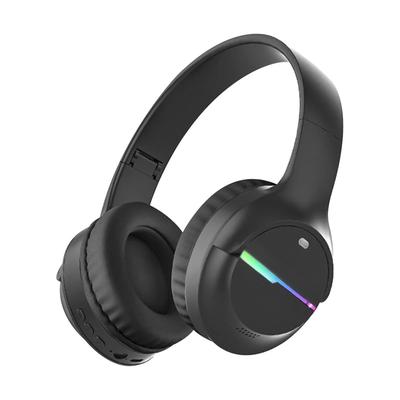 Bluetooth Over Ear Headphones, Colorful LED Lights Headphones Bluetooth Wireless Foldable Stereo Headphones for Classroom/Home Office/Tablet/Airplane
