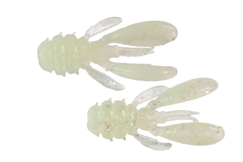 Jackall Soft Lure Good Meal Craw 1.5 Inches Goodmeal Glow (0855)