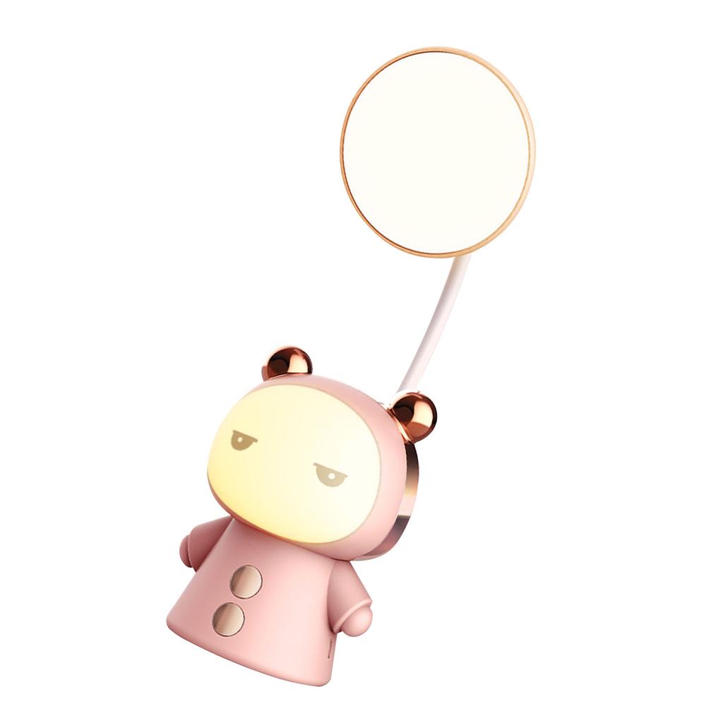 Cartoon LED Desk Lamp Creative USB Rechargeable Eye Protection Learning Reading Book Lamp Night