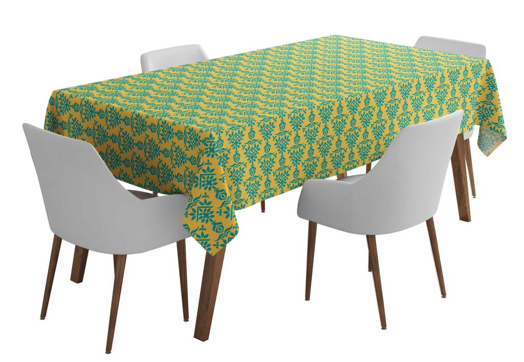 Vargottam Indoor Outdoor  Tablecloth  58x102 Inch  Rectangle  Tablecloth Waterproof Patio  Table  Cloths- Spring Summer