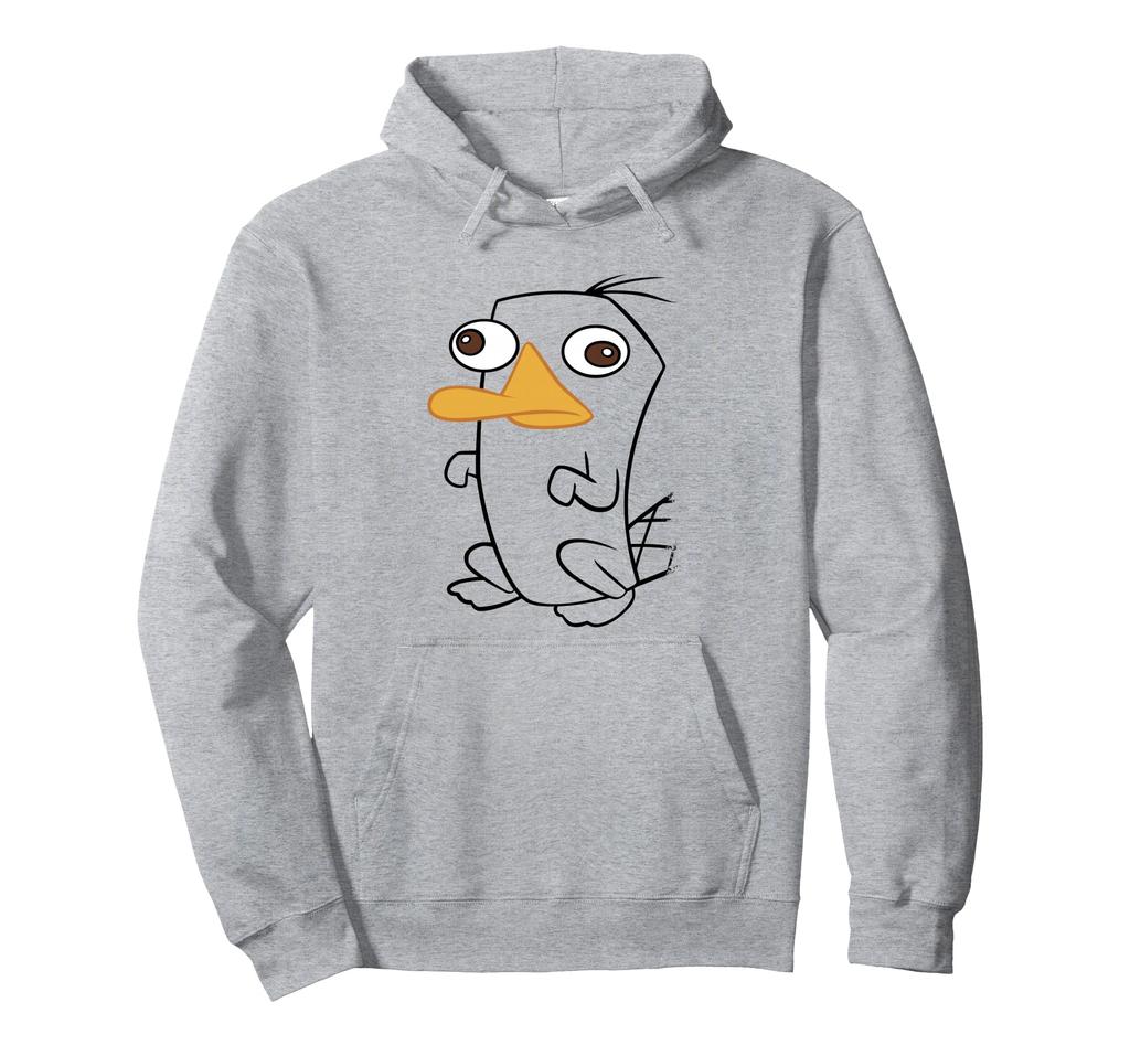 Disney Phineas and Ferb Perry the Platypus Cute Portrait Hoodie