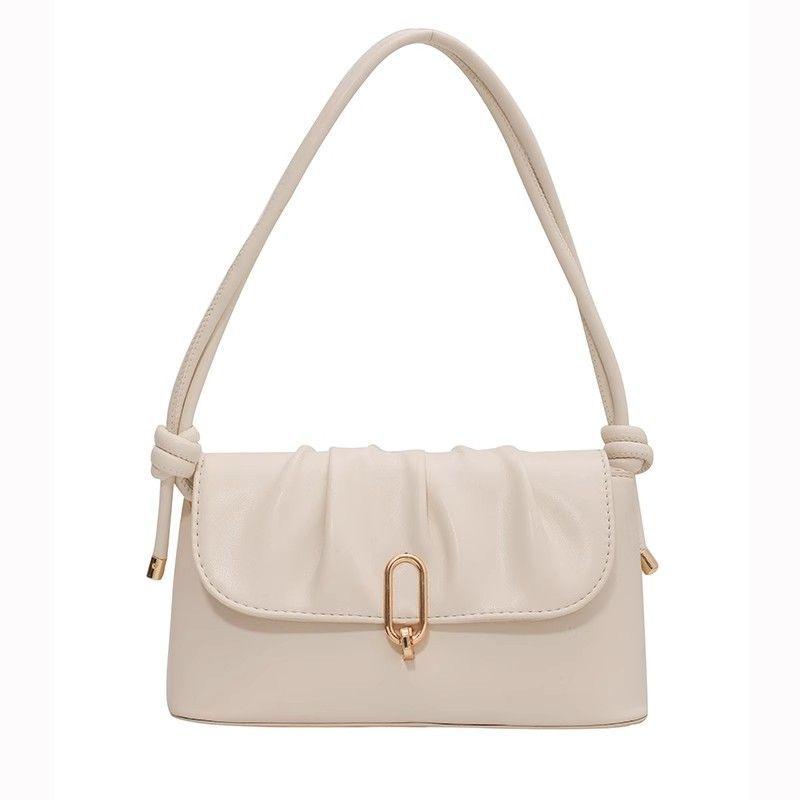 Customer Order Niche White Bag Women's 2025 New Model This Year Popular Versatile High-end Shoulder Bag Crossbody Armpit Bag