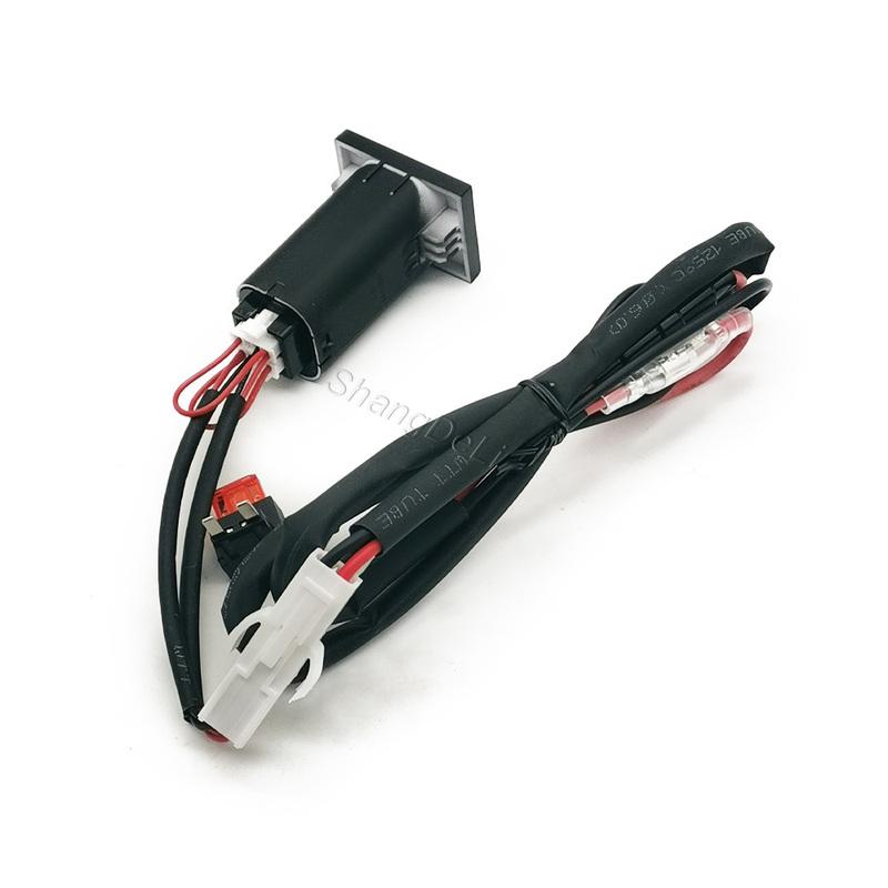 Red LED Fit for Ford Focus 2 Mk2 2009-2011 Car Dual Outlet Charger Adapter QC3.0 Type C PD USB Charging Socket Replacement