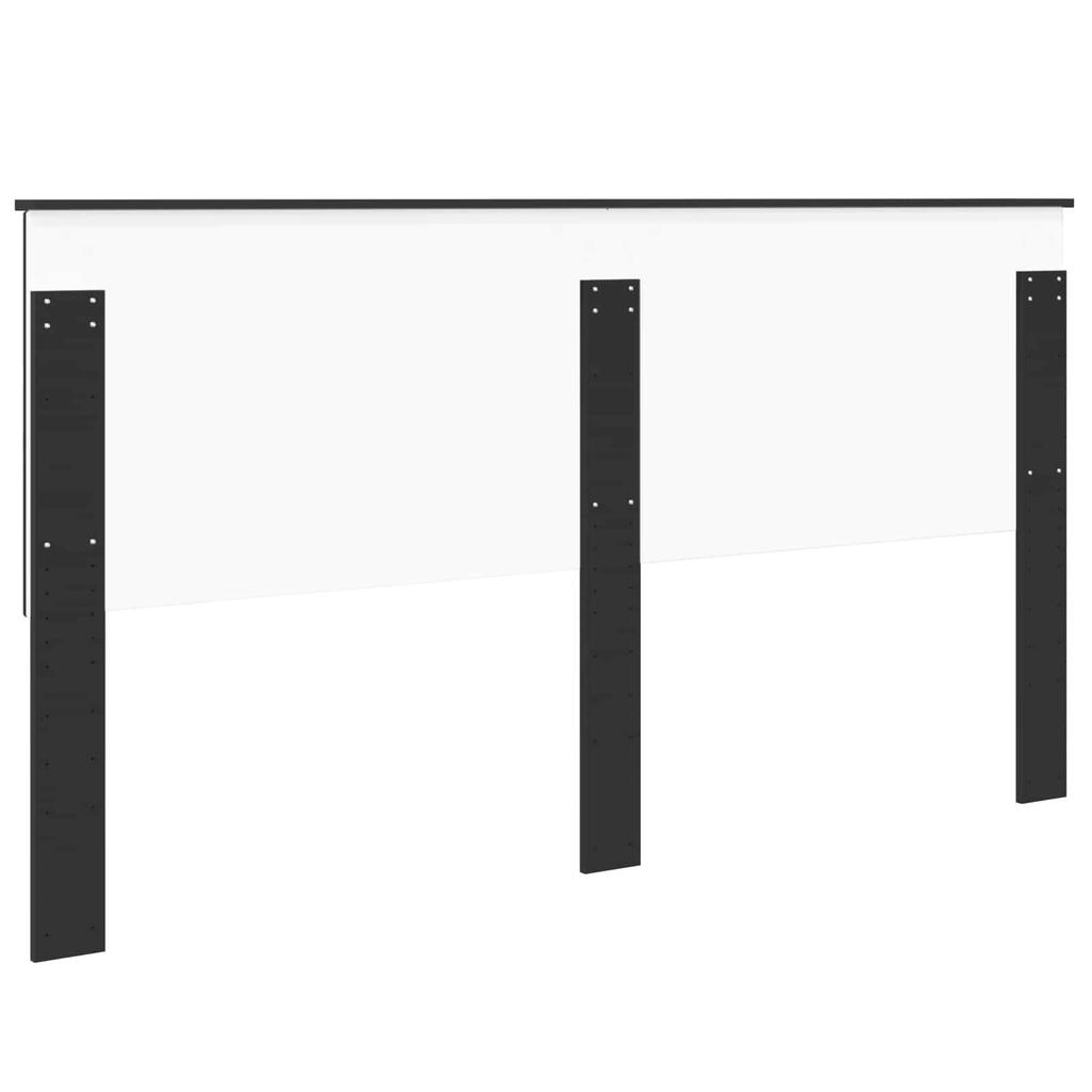 Headboard in Black Oak Effect 180 cm Particleboard